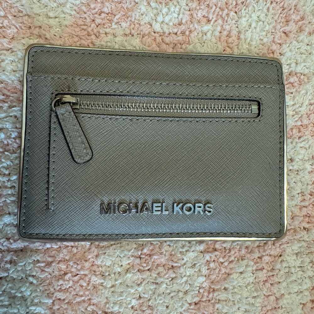 MICHAEL KORS card case with zipper
